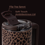 Brown Leopard - Coffee Traveler p29rc 6sjd8