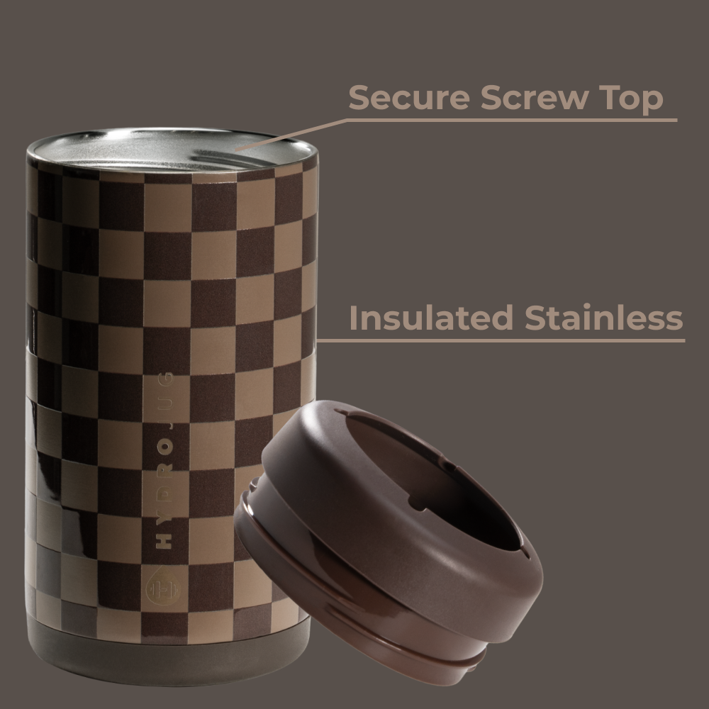 Autumn Checkers - Can Cooler (Slim) z3yfl pedtn