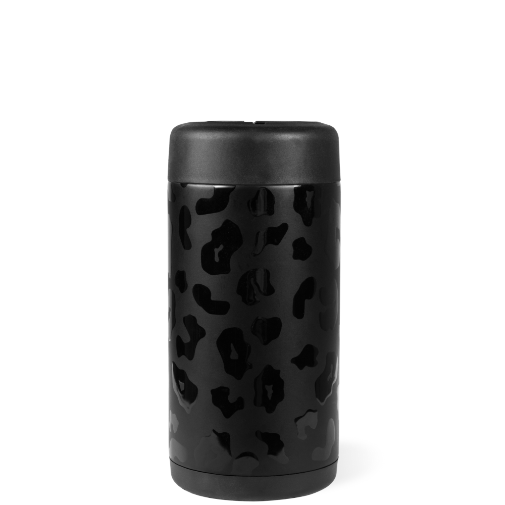 Black Leopard - Can Cooler (Slim) fp0cj j0256