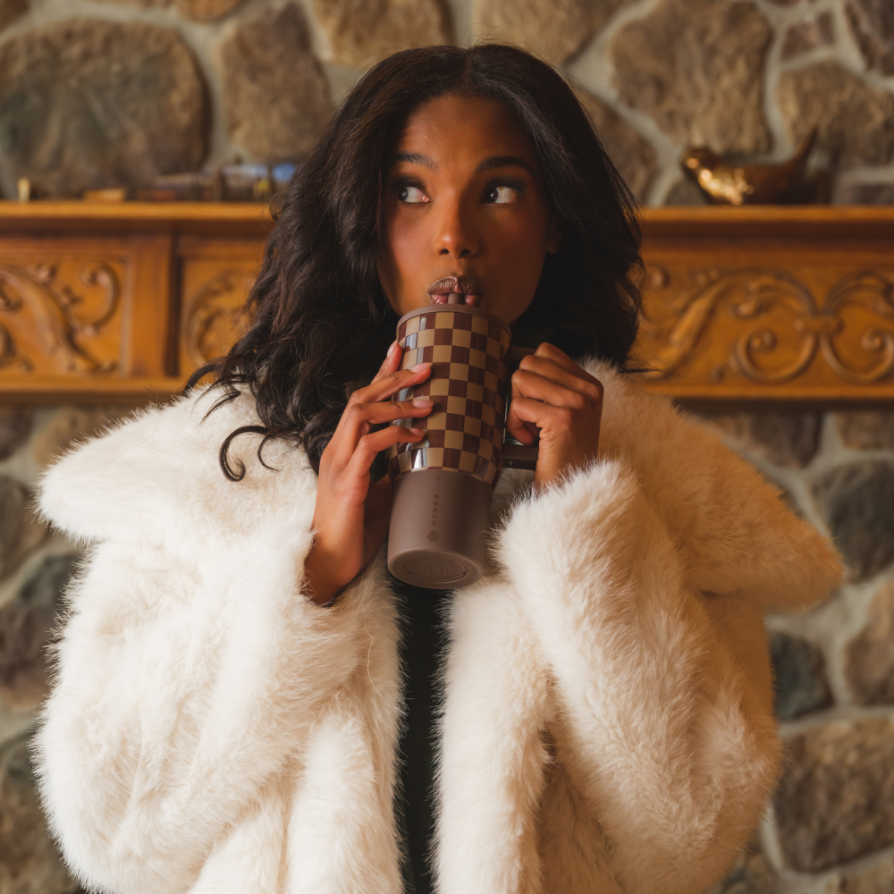 Autumn Checkers - Traveler (20oz) 12nhw m6mq9